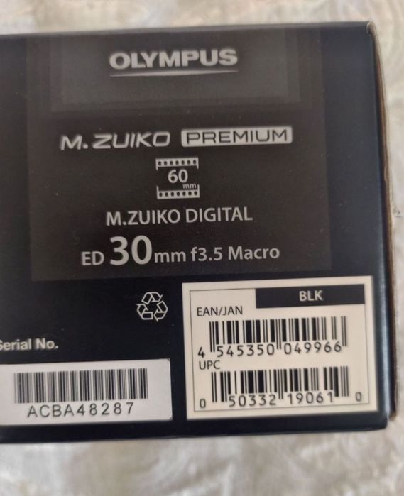 Новий об'єктив OLYMPUS M.ZUIKO DIGITAL ED 30mm f/3.5 Macro