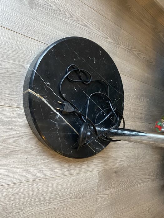 Lampa chromowana stojaca