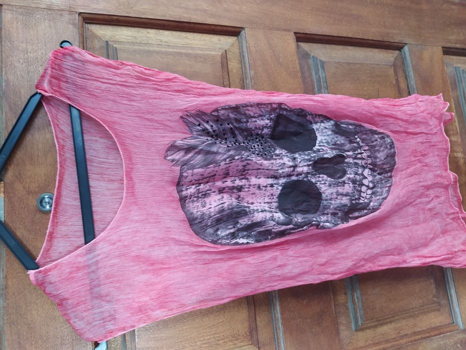 Camisola alças com Caveira m/L