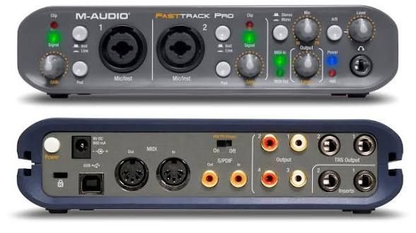 M-Audio Fast Track Pro , звуковая карта, аудио интерфейс