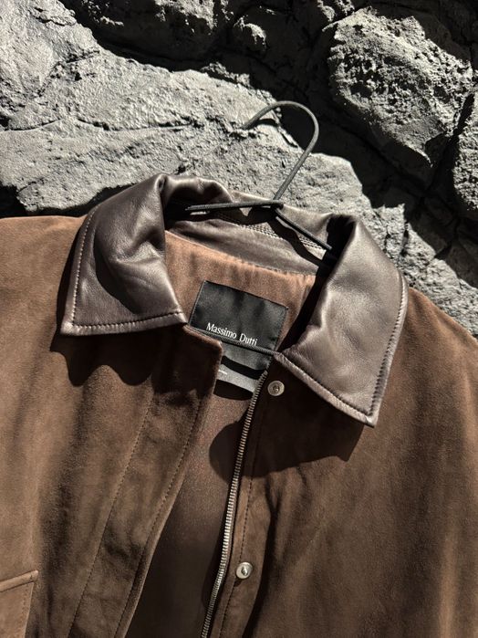 Куртка замшевая тренч Massimo Dutti