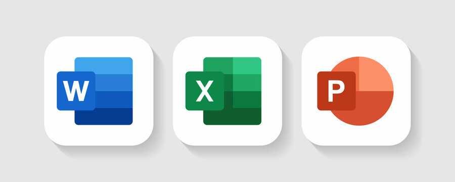 Word, Excel, PowerPoint, PDF