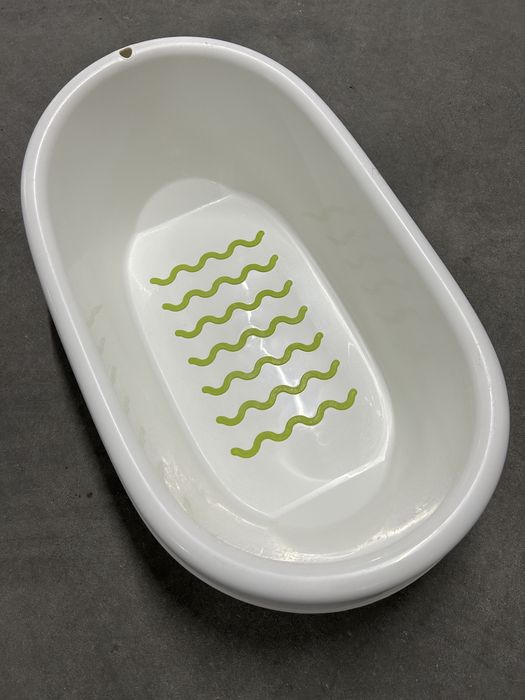 Banheira p/ bebé, branco/verde Ikea