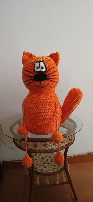 Gato em croché muito fofinho