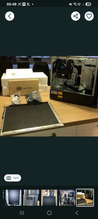 Komputer  -  i3, 8GB DDR4, 256SSD, zasilacz gold 850W(zestaw komp.)