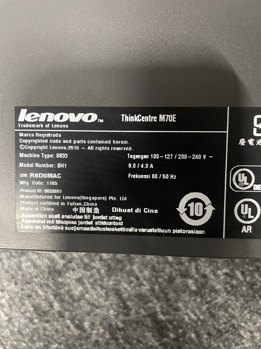Lenovo ThinkCentre M70E SFF
