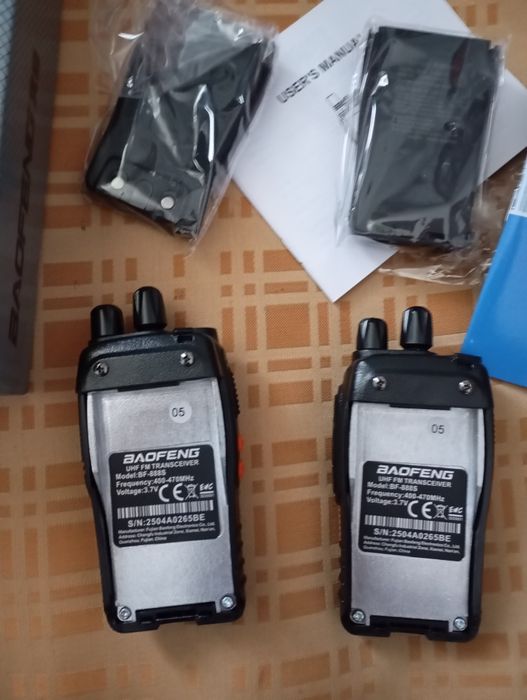 Рация 2 шт  Baofeng BF 888s полный комплект  баофенг  рации