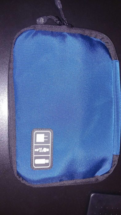 Saco de armazenamento/organização/transporte de acessórios eletrónicos