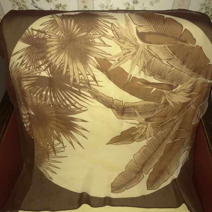 Газовые платки | Головные винтажные платки СССР, 5 штук