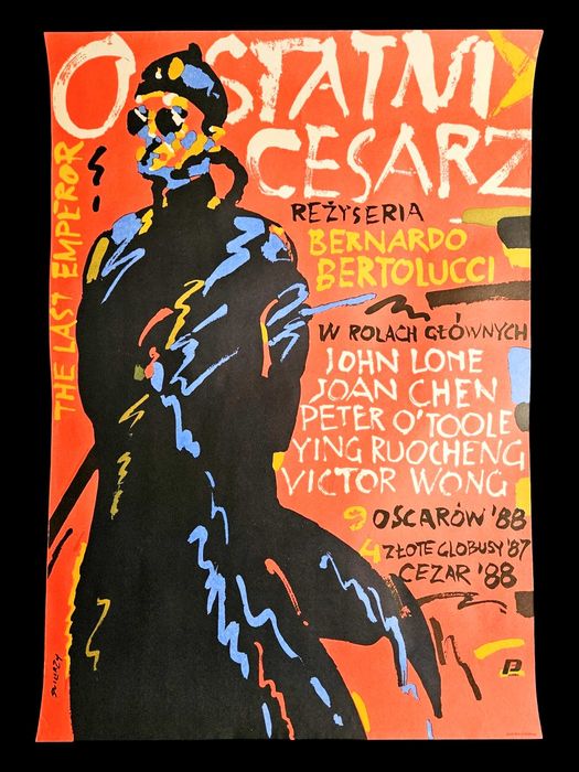 Plakat Ostatni cesarz Waldemar Świerzy PIERWODRUK 1988