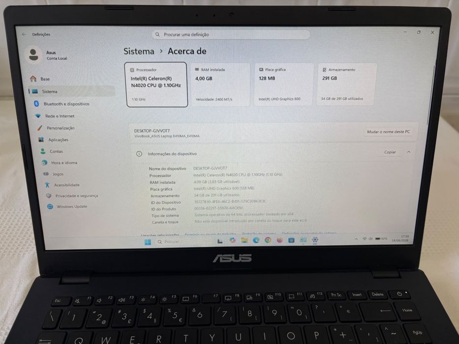 Portatil Asus E410M