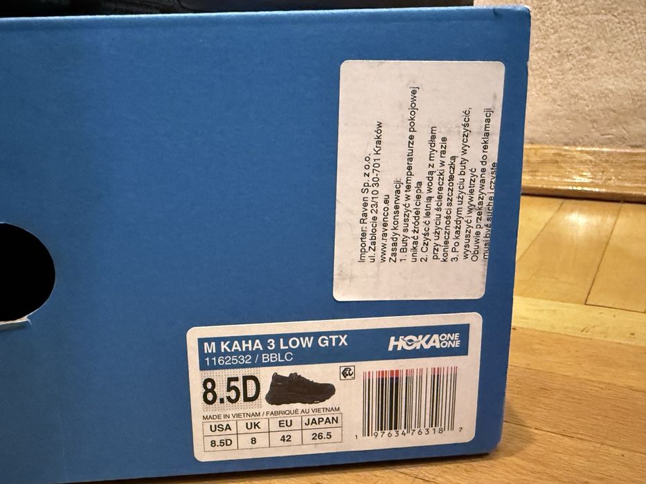 Hoka Kaha 3 Low GTX Triple Black Орігінал!