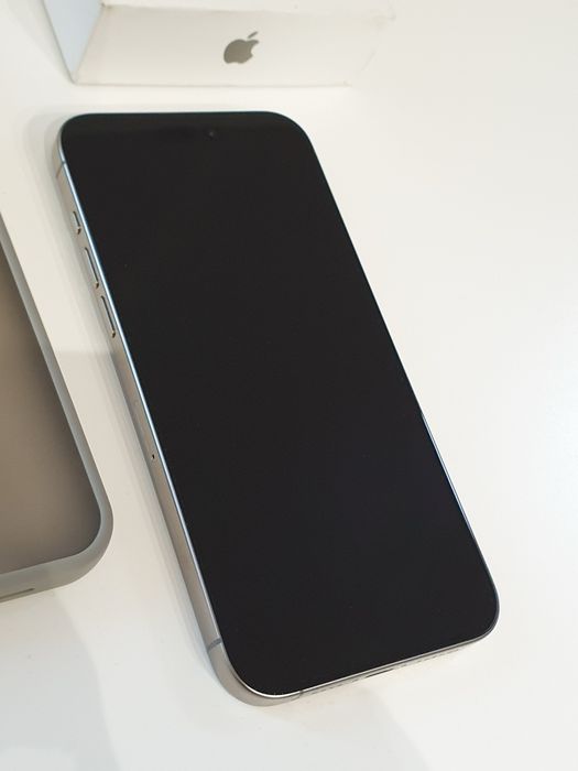 Apple iPhone 15 PRO MAX 256GB Gwarancja Media markt , Jak nowy, Natual titanium