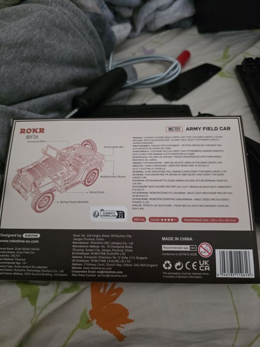 Carro modelar para montar