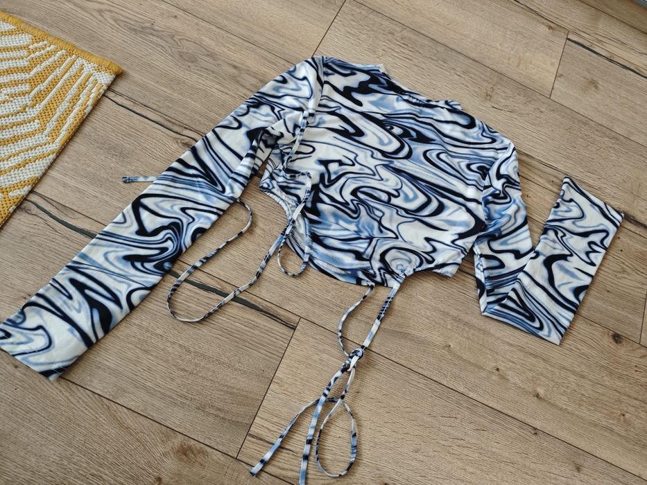 Top w kolorach niebieskich Shein r.XS