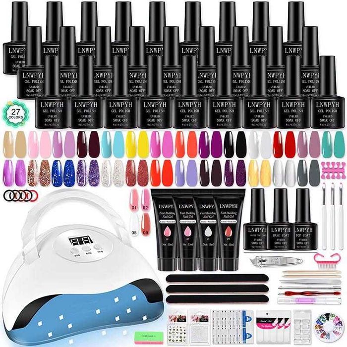 kit de gel e polygel novo