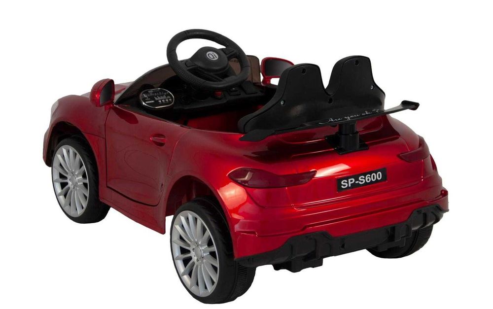 Дитячий червоний електромобіль на акумуляторі Spoko SP-S600