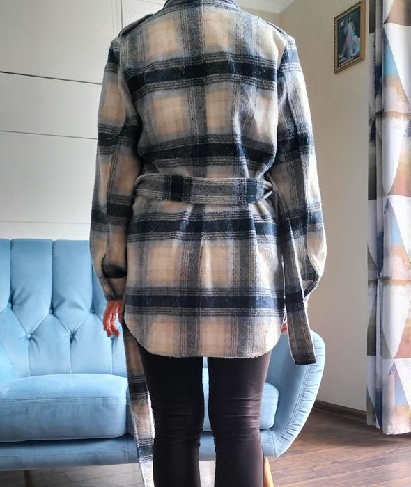 Płaszcz flanelowy Sinsay XS 34