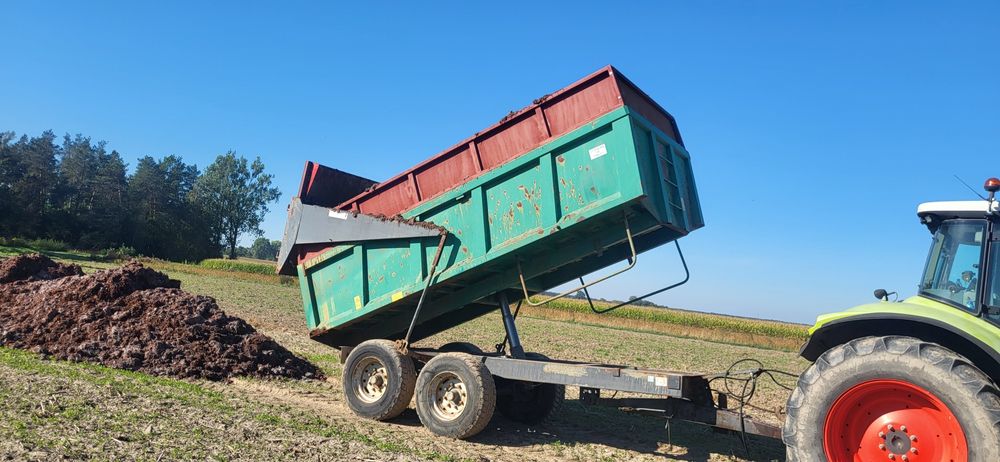 Przyczepa skorupowa tandem ladownosc 12t