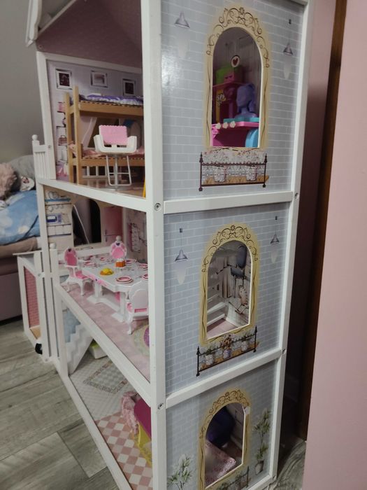 Domek duży dla lalek barbie