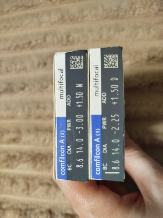 Мультифокальна контактна лінза Biofinity Multifocal -2.25 +1.50 D