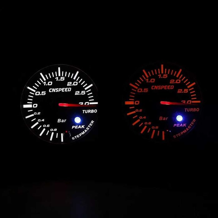 Manometro pressão de turbo 3 bares / pressão se óleo / temperatura