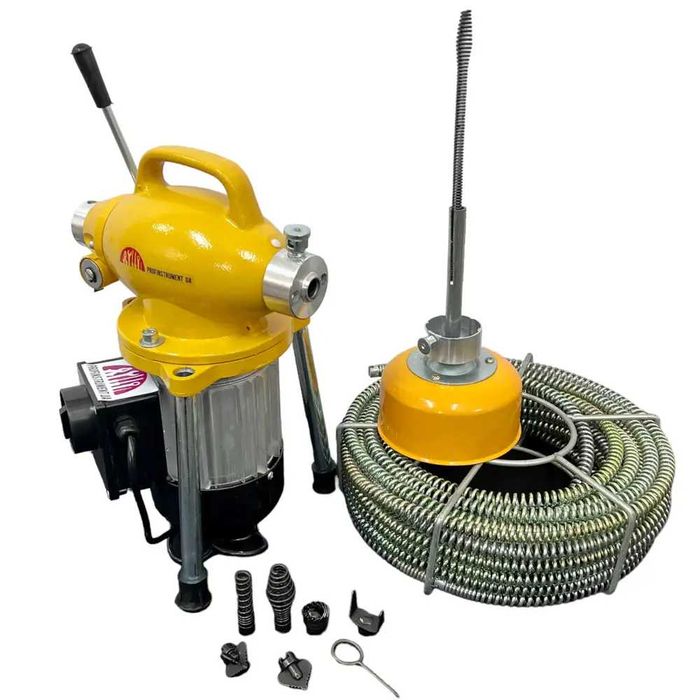 Машина для прочистки канализації і труб  HX-75 (400 Вт, 20-110 мм)