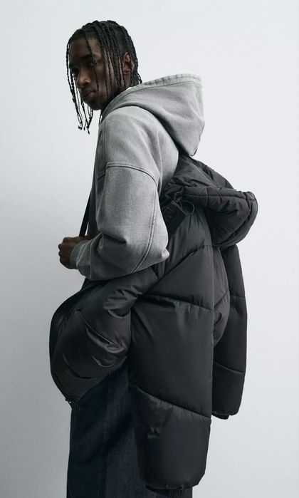 Куртка пуфер зара зимова Zara