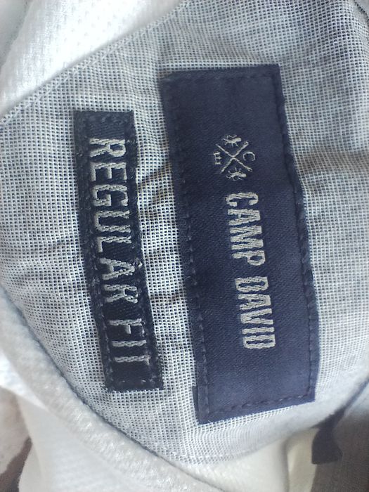 Koszula Camp David Piękne srebrne Hafty