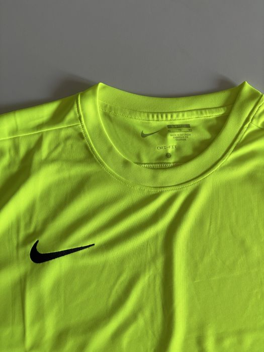 Nike Dri-Fit Park viii XL Slim Fit Neon Football Koszulka T-Shirt Tee Air Max Force TN Shox M90