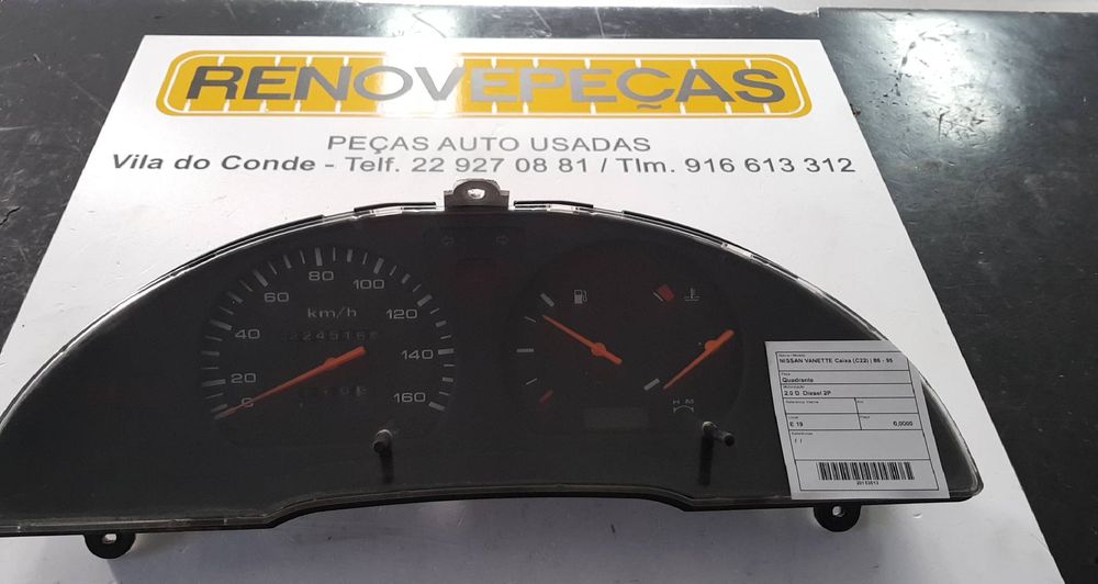 Quadrante / painel de instrumentos NISSAN Vanette (C22)