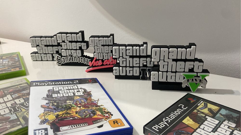 Colecão GTA - Placas Decorativas