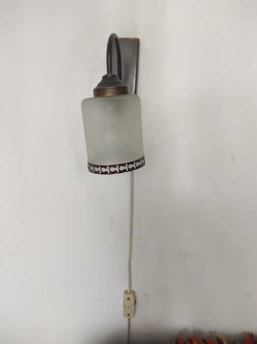 Żyrandol i kinkiet lata 70-te