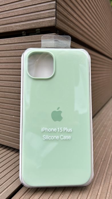 Silikonowe Etui do Iphone’a 15 Plus w kolorze Mietowym