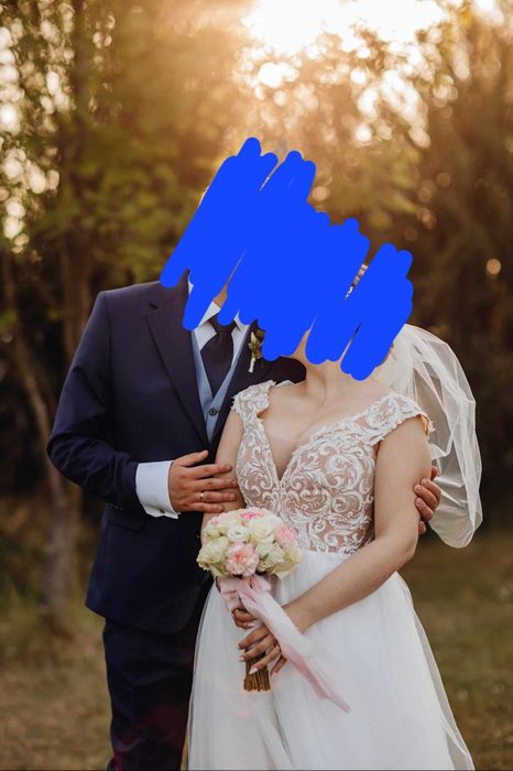 Suknia ślubna r. 38