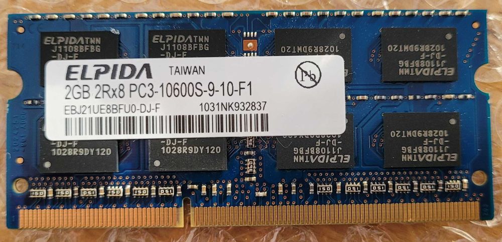 3 x pamięć RAM 2GB 2Rx8 PC3 10600