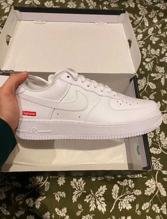 Nike_ Air_ Force_1_Low_Supreme_White R.42.5