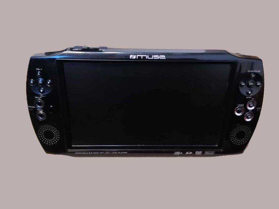 Leitor DVD portátil MUSE 8,5" TFT LCD | DVD / DivX / USB / SD - Novo preço