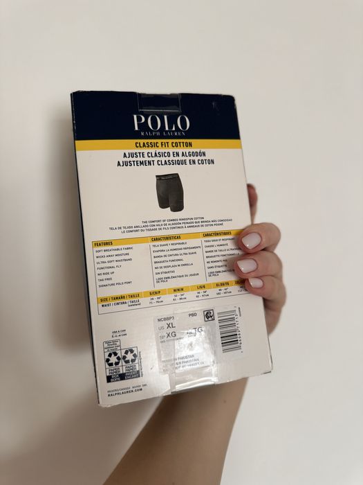 Труси чоловічі Polo Ralph Lauren Classic Fit 3 шт ORIGINAL