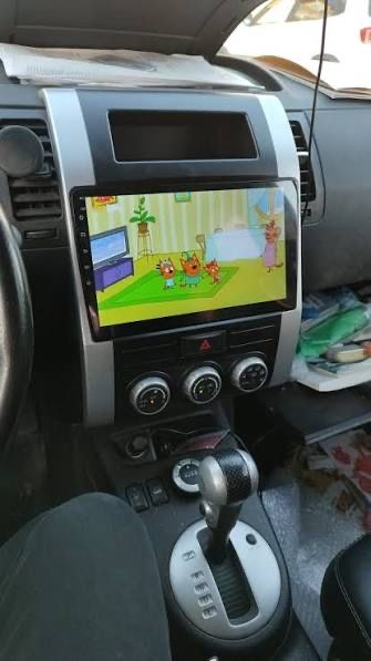 Якісна магнітола CarPlay швидкий процесор Nissan X-Trail Нисан 98-2015
