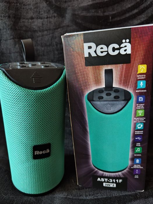 Портативная блютуз колонка
