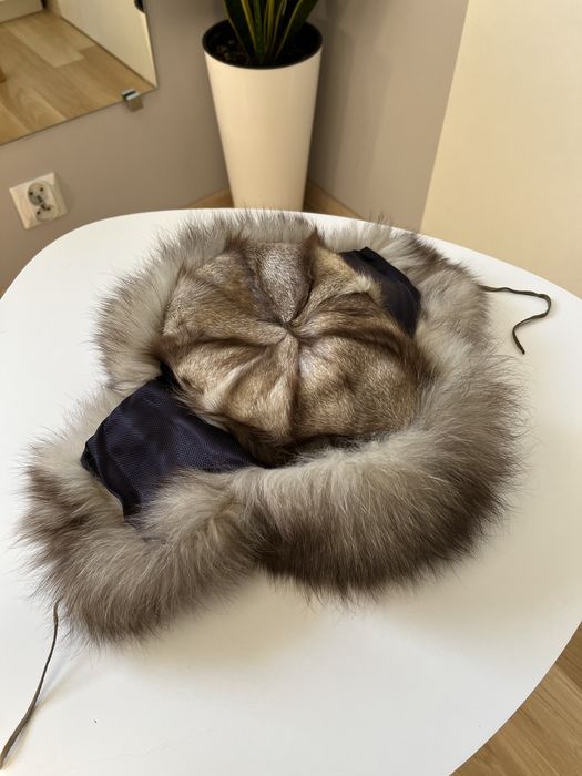 Czapka kapelusz z prawdziwego futra