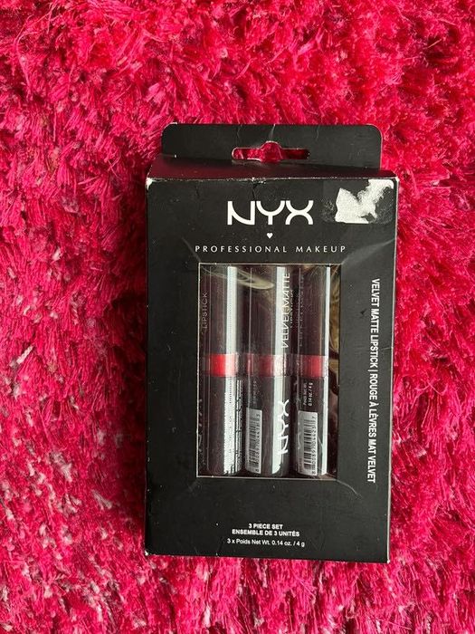 NYX zestaw trzech pomadek