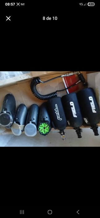 Vendo material de paintball