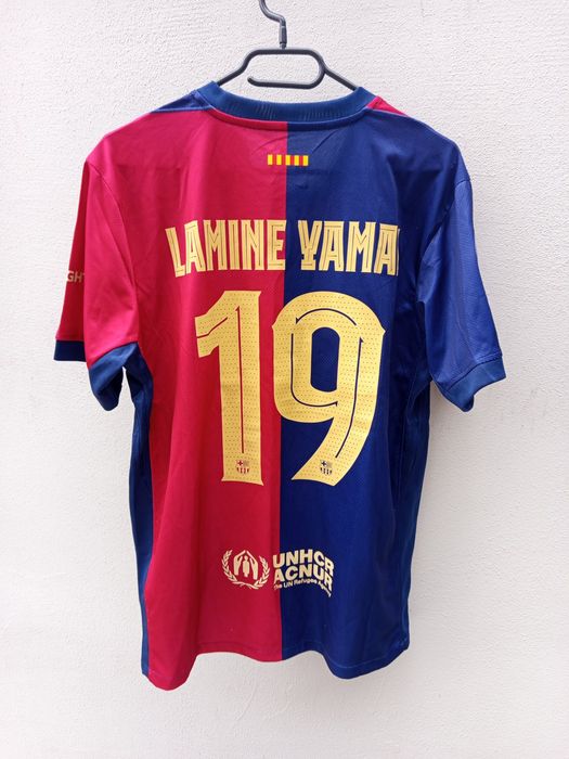 BARCELONA LAMINE YAMAL 19 Nike koszulka piłkarska sportowa r.M