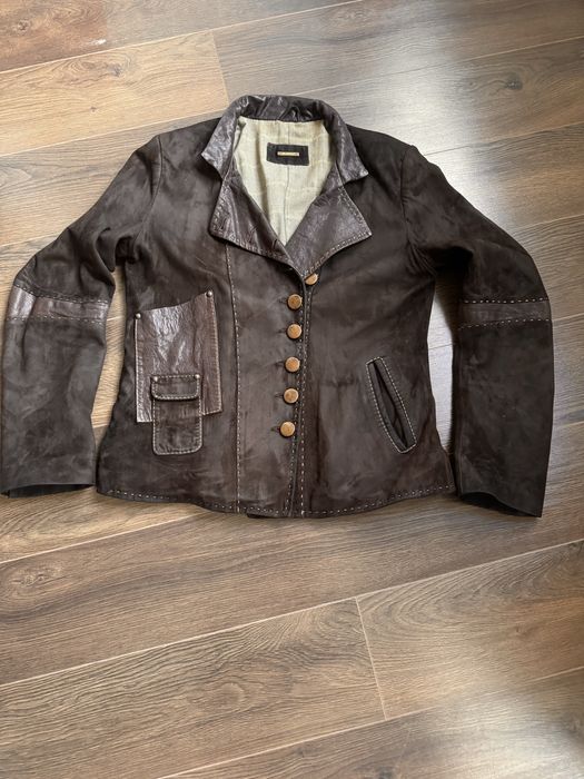 Кожанная женская куртка,Punto, Италия, оригинал, размер М, б/у