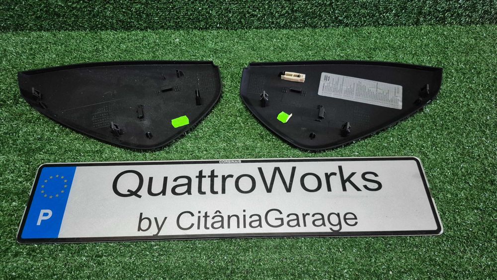 Tampas Laterais Tablier Pretas Originais Audi A4 B6 B7 8E - Excelente Estado