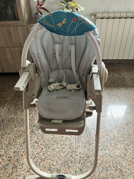Cadeira alta de papa polly chicco blw. Cadeira para bebes. Refeição