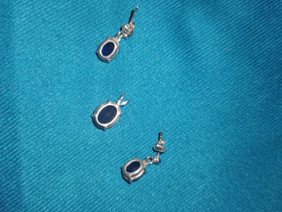 Zestaw biżuterii srebrnej