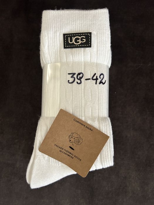 Ciepłe skarpetki kaszmirowe UGG – rozmiar 39–42